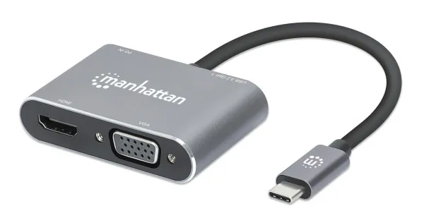 Docking station Manhattan 130691 USB-C - VGA/HDMI/USB 3.0/PD 87W Slika 1