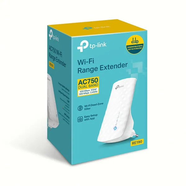 TP-Link LAN Range extender TP-LINK RE190 AC750 - Image 4