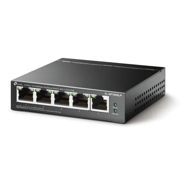 TP-Link LAN Switch TP-LINK TL-SF1005LP 10/100 5port (4 PoE) Slika 7