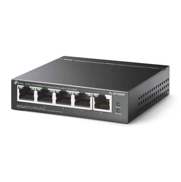 TP-Link LAN Switch TP-LINK TL-SF1005P PoE 5-port 10/100 Slika 4