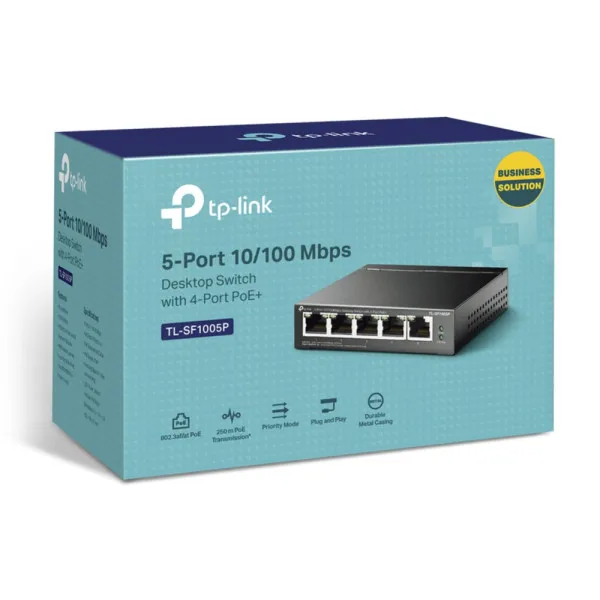 TP-Link LAN Switch TP-LINK TL-SF1005P PoE 5-port 10/100 Slika 5