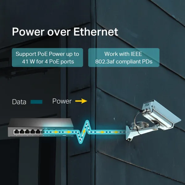 TP-Link LAN Switch TP-LINK TL-SF1008LP 10/100 8port/4PoE Slika 6