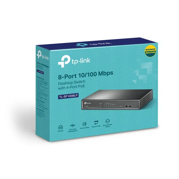 TP-Link LAN Switch TP-LINK TL-SF1008LP 10/100 8port/4PoE Slika 5