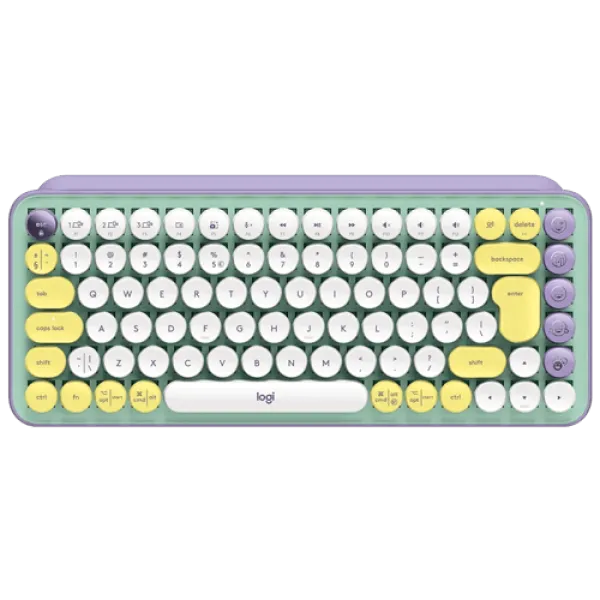 Tastatura Logitech Pop Keys Daydream bela/ljubičasta US 920-010736 Slika 1