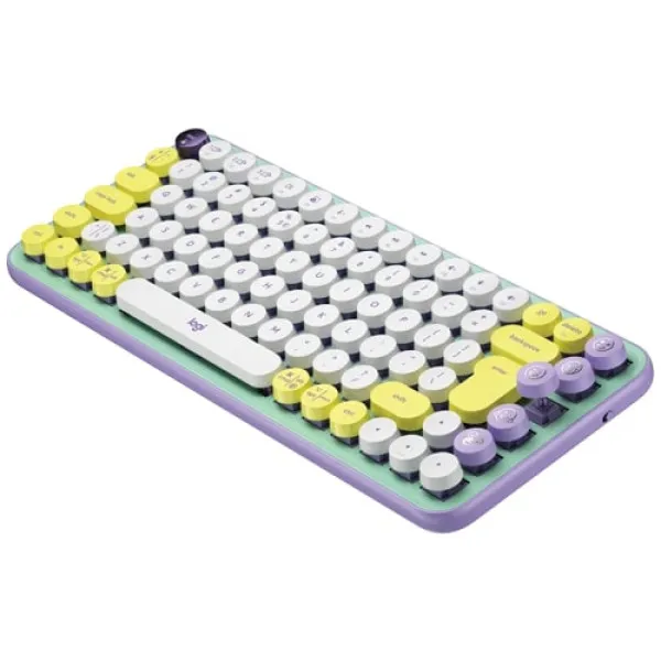 Tastatura Logitech Pop Keys Daydream bela/ljubičasta US 920-010736 Slika 3