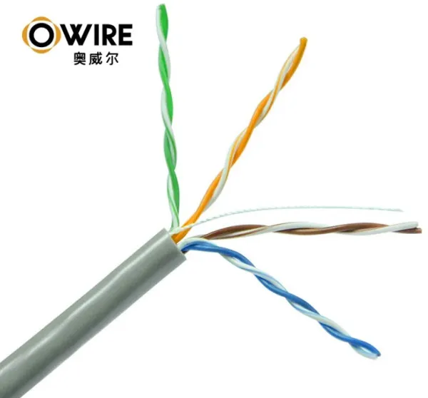 Owire LAN UTP kabl OWIRE Cat5E Solid/CCA/0,5mm/Sivi/305m Slika 2