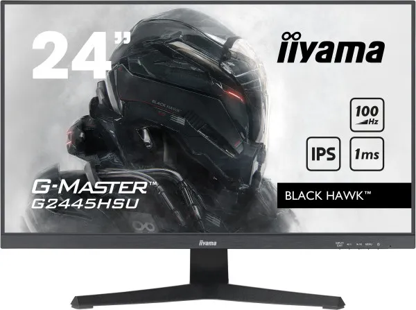 iiyama Monitor 23.8" Iiyama G2445HSU-B1 IPS 1920x1080/100Hz/1ms/HDMI/DP/USB/zvučnici Slika 1