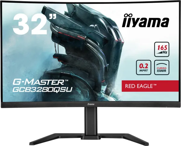 iiyama Monitor 31.5" Iiyama GCB3280QSU-B1 VA 2560x1440/144Hz/0.2ms/HDMI/DP/USB/zvučnici Slika 1