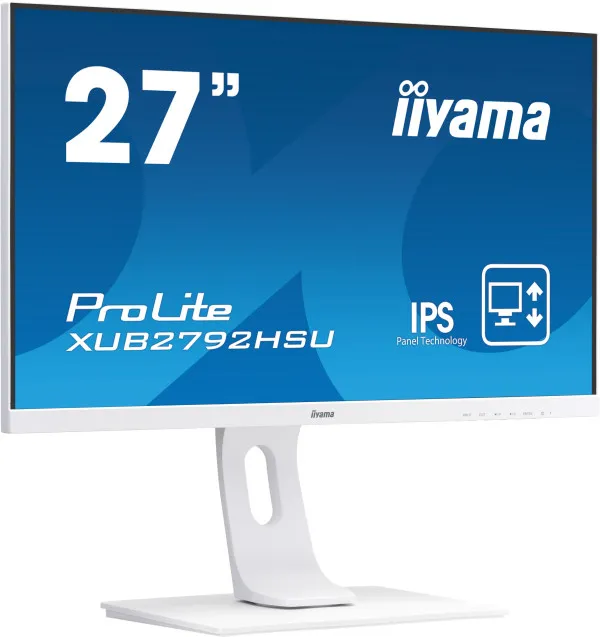 iiyama Monitor 27" Iiyama ProLite XUB2792HSU-W6 IPS 1920x1080/100Hz/0.4ms/HDMI/DP/USB Slika 4