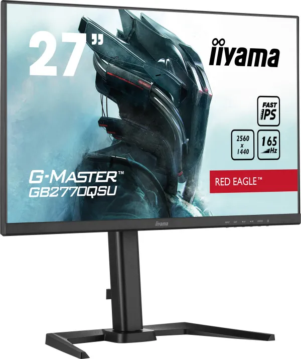 iiyama Monitor 27" Iiyama G-master GB2770QSU-B5 IPS 2560x1440/165Hz/0.5ms/HDMi/DP/USB Slika 4