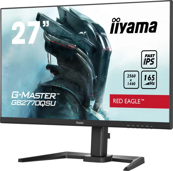 iiyama Monitor 27" Iiyama G-master GB2770QSU-B5 IPS 2560x1440/165Hz/0.5ms/HDMi/DP/USB Slika 2