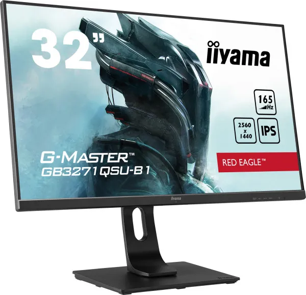 iiyama Monitor 31.5" Iiyama GB3271QSU-B1 IPS 2560x1440/165Hz/1ms/2xHDMI/2xDP/USB/zvučni Slika 1