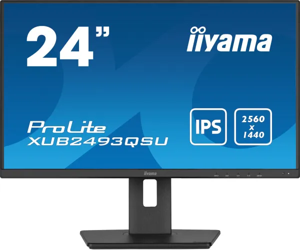 iiyama Monitor 23.8" Iiyama XUB2493QSU-B5 IPS 2560x1440/60Hz/4ms/HDMI/DP/USB/zvučnici Slika 1