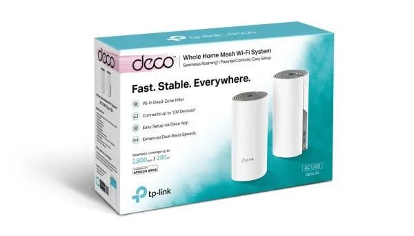 TP-Link LAN Router TP-LINK DECO E4 Mesh WiFi (2-PACK) AC1200 Slika 2