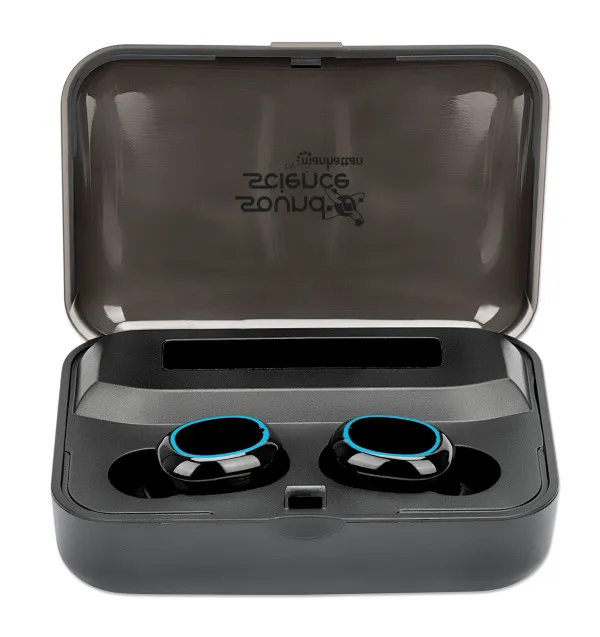 Slušalice TWS Manhattan 180382 Bluetooth 5.0 crne Slika 2