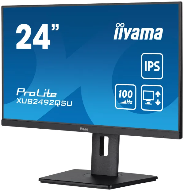 iiyama Monitor 23.8" Iiyama XUB2492QSU-B1 IPS 2560x1440/100Hz/0.5ms/HDMI/DP/USB/zvučni Slika 4