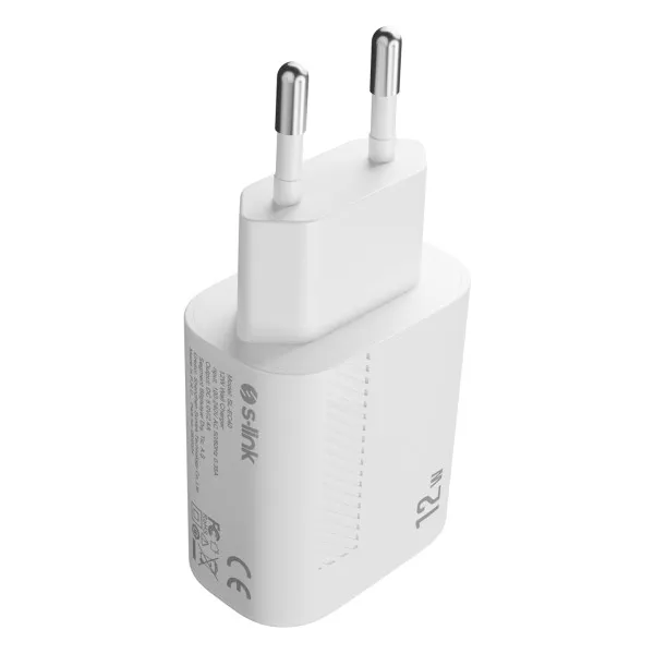 Struni adapter S-link SL-EC40 5V/12W 2400MA Beli Slika 3