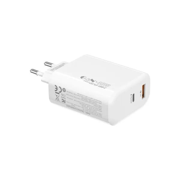 Strujni adapter S-link SL-EC68 45W PD30W/QC 18W USB-A/USB-C Brzo punjenje Slika 3