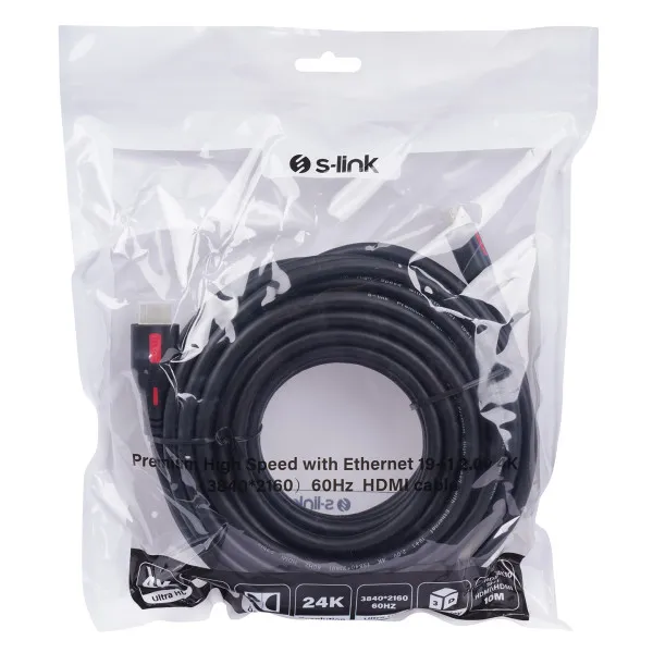 Kabl S-link Sl-HDM4K10 HDMI na HDMI M/M v2.0 4K/60Hz 10m Slika 2