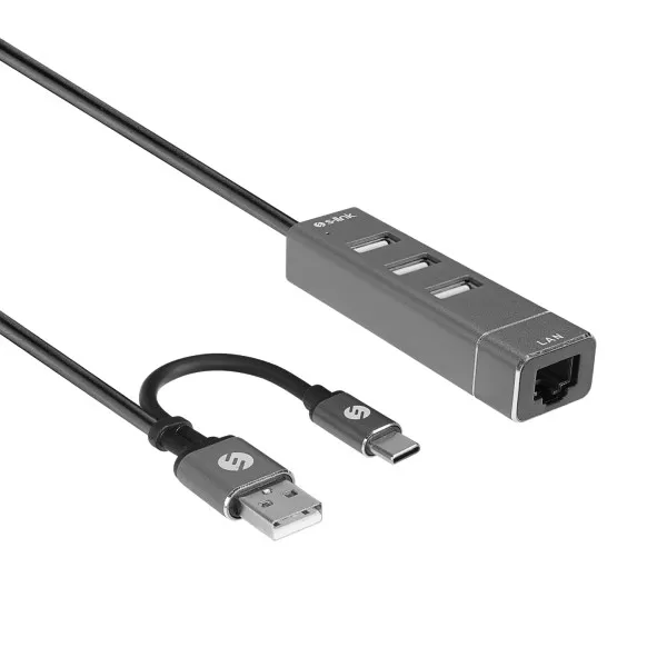 Adapter USB S-link SW-U222 USB 2.0/USB-C na LAN 10/100Mbps Slika 3