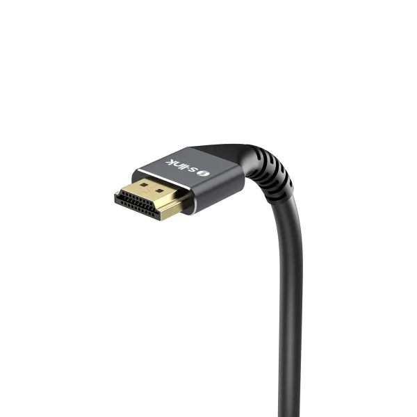 Kabl S-link SLX-HD4K20 HDMI na HDMI M/M v2.0 4K/30Hz Metal 20m Slika 3