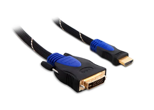 Kabl S-link SLX-310 HDMI na DVI 24 + 1M Gold 1,5m Slika 1