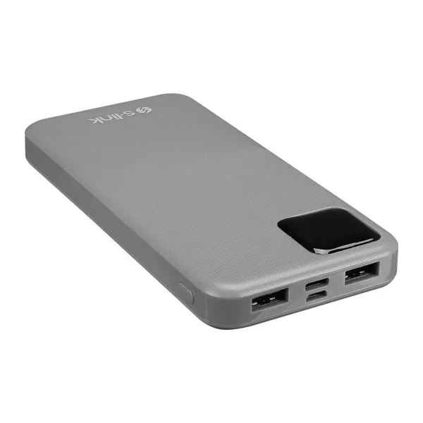 S-link Powerbank S-LINK G104 10000mAh LCD/sivi Slika 4