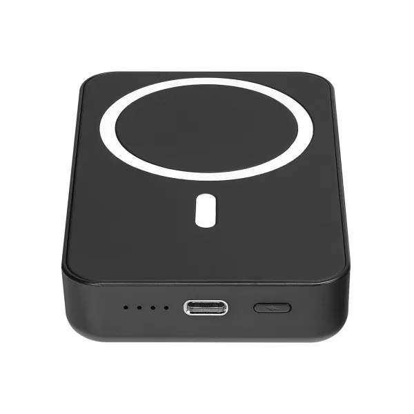 S-link Powerbank S-LINK M100 10000mAh LCD/PD20W/Magsafe/crni Slika 4