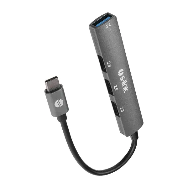 Adapter S-link SW-U324 USB 3.0 na USB-C 3 port USB 2.0 Slika 1