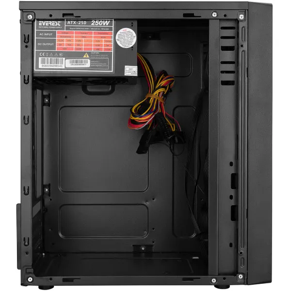 Kuciste Everest Blazon Peak 250W PSU, Acrylic Panel Gaming RGB Slika 2