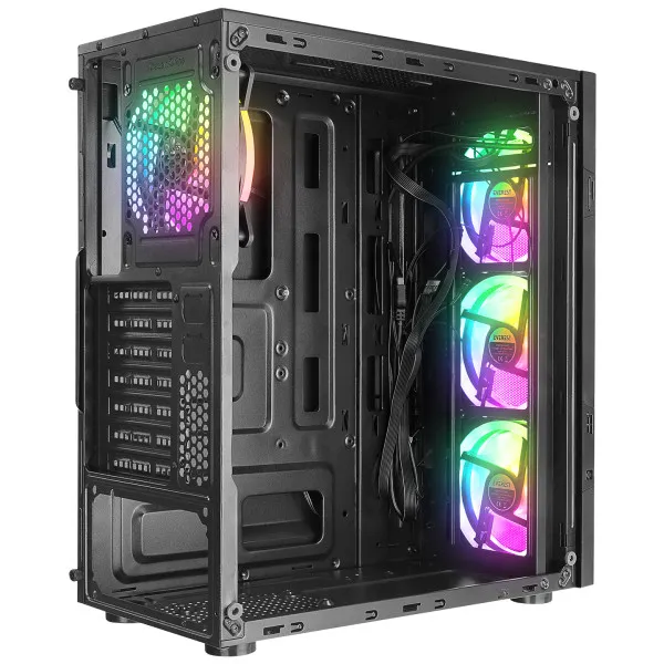 Kuciste Everest Crest V1 Mesh Tempered Glass 4x12cm Auto-RGB Slika 2