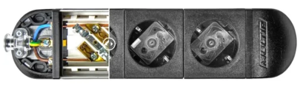 Produžni kabl Multip 1001061 sa 5 utičnica/prekidač/5m Slika 2