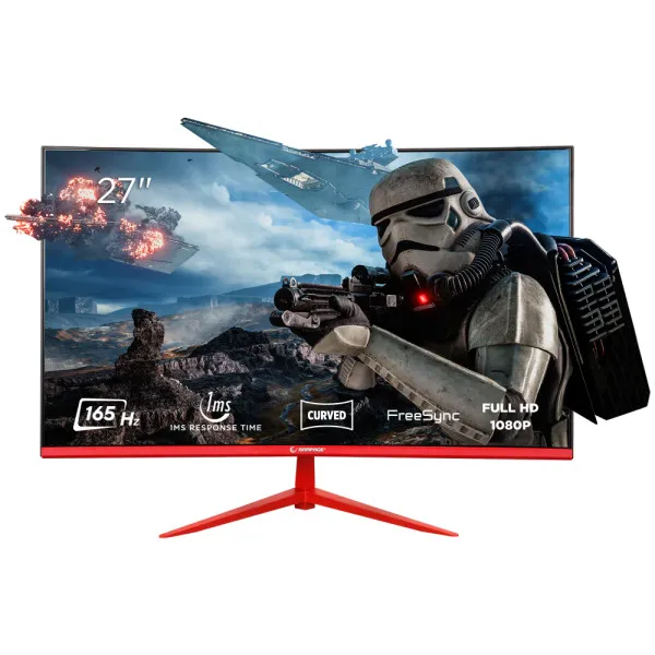 Monitor 27" Rampage BL27R165C VA 1920x1080/165Hz/1ms/HDMI/DP/zakrivljeni Slika 5