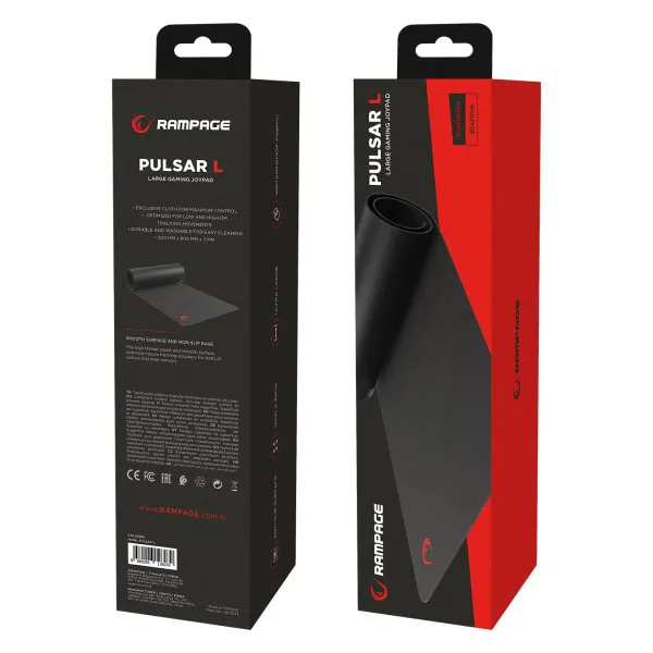 Podloga za miš Addison Rampage Pulsar L 300x700x3mm crna Slika 2