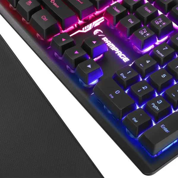 Tastatura+miš USB Rampage KM-RX7 FORTUNA US crna Slika 3