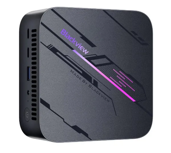 BlackView MP100 AMD R7 5825U/16GB/512GB/1xHDMI+1xDP/RJ45/BT/WiFI/W11P Black Slika 4