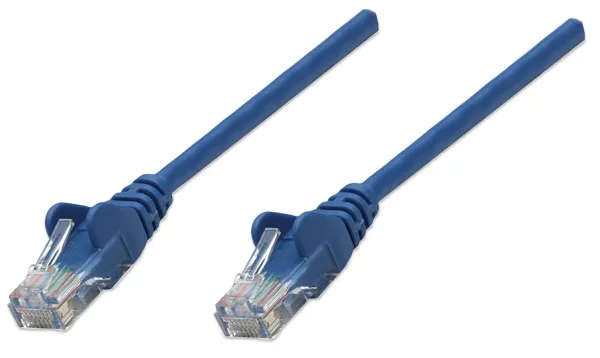 Intellinet LAN UTP kabl intellinet 342575 Cat6 CCA/Plavi/1m Slika 1