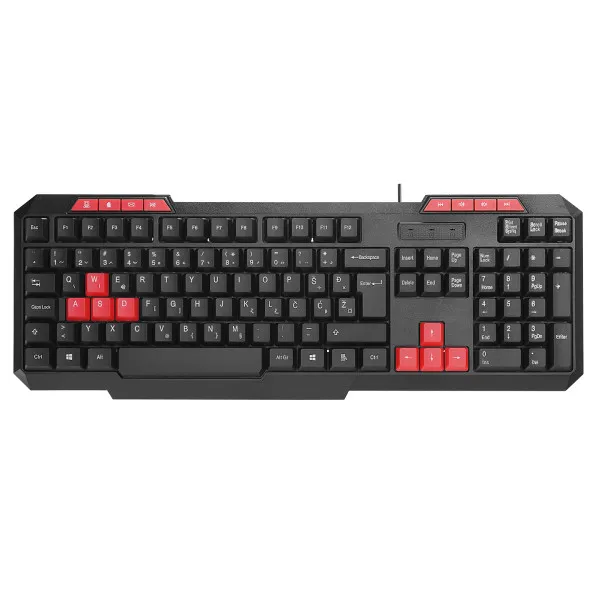 Tastatura USB Everest KB-700 YU crna Slika 5