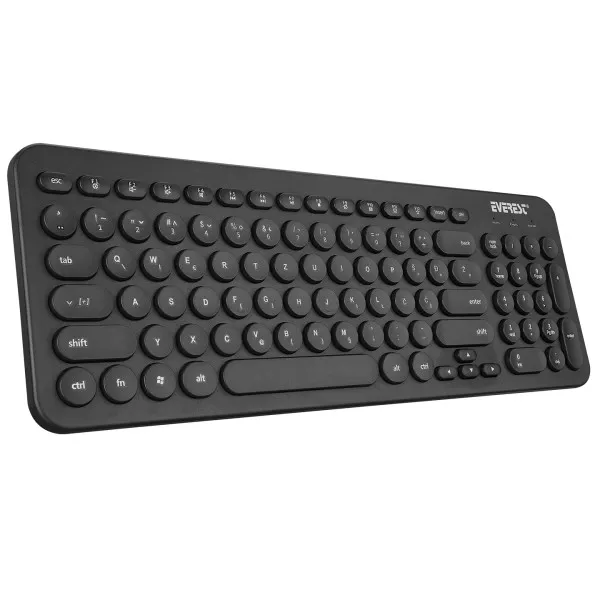 Tastatura+miš US Everest KM-01K YU crna Slika 3