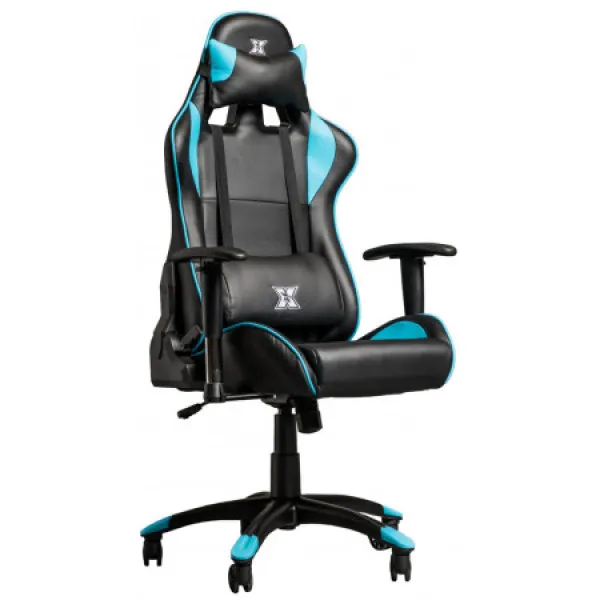 Stolica gaming Serioux X-GC01-2D-B crna/plava Slika 1