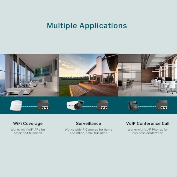TP-Link TL-PoE160S PoE+ Injector sa AC/DC adapterom Slika 4