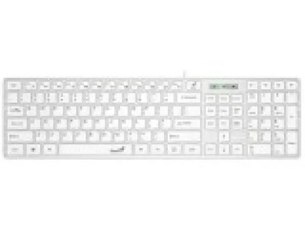 Tastatura USB Genius SlimStar 126 YU bela Slika 2