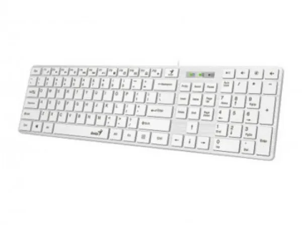 Tastatura USB Genius SlimStar 126 YU bela Slika 1