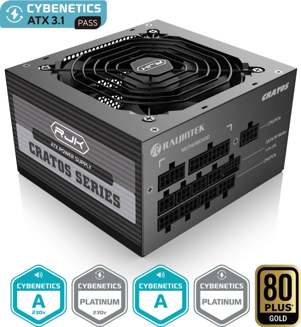 Napajanje 1200W Raijintek Cratos, Crno 0R30B00003 Slika 1