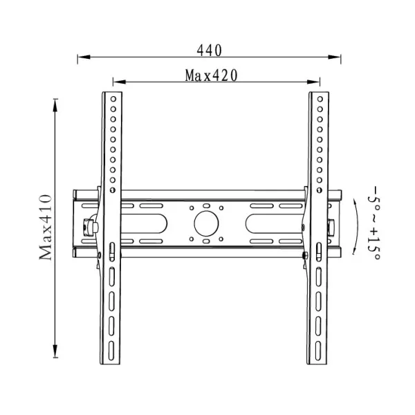 Olimp Nosač za TV tilt 01-160 32"- 58" Slika 2