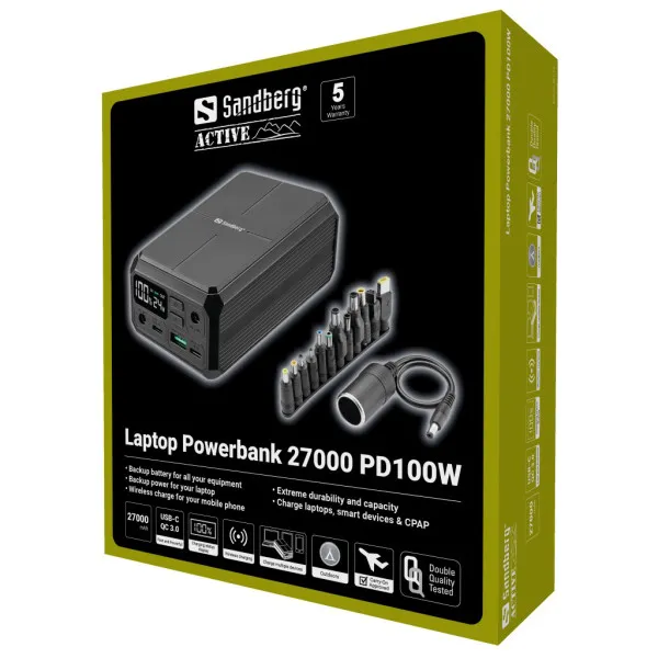 Powerbank Sandberg 421-13 27000mAh/99,9Wh/PD100W Slika 4