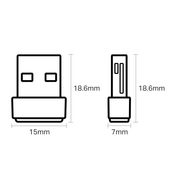 TP-Link LAN MK TP-LINK ARCHER T600U NANO AC600Mb/s USB Slika 5