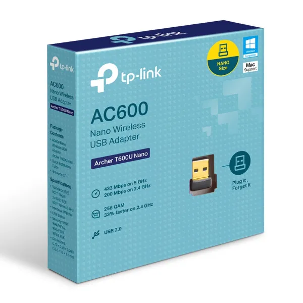 TP-Link LAN MK TP-LINK ARCHER T600U NANO AC600Mb/s USB Slika 2