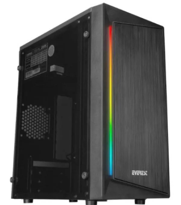 Kuciste Everest Blazon Peak bez PSU, Acrylic Panel Gaming RGB Slika 1