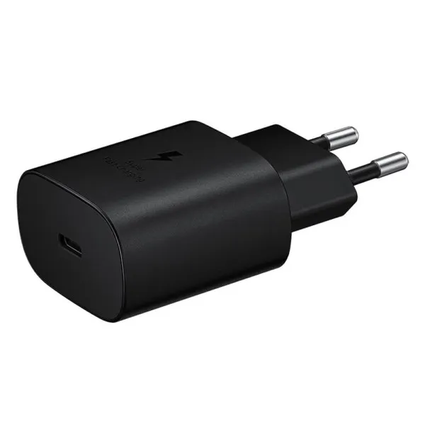 Kućni punjač Samsung PD 3A 25W Type C bez kabla crni BULK (EP-TA800NBE) Slika 1